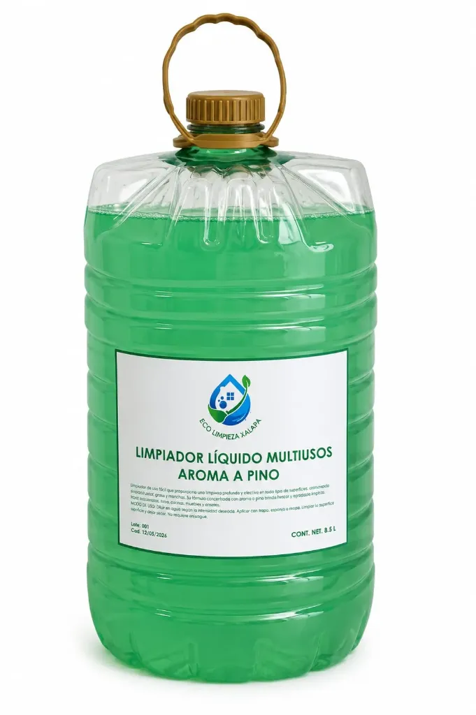 Limpiador Líquido Multiusos Aroma a Pino 10 Litros, Bidón A Cambio.